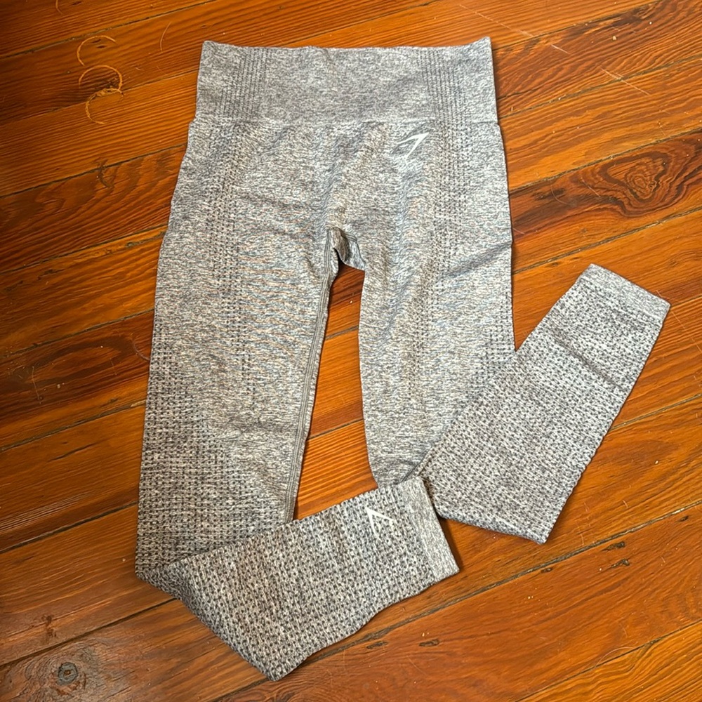 Gymshark Vital Seamless Leggings in Smokey Gray Marl
